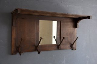 フランスアンティーク  木製ウォールシェルフ（壁掛け棚、吊り棚）