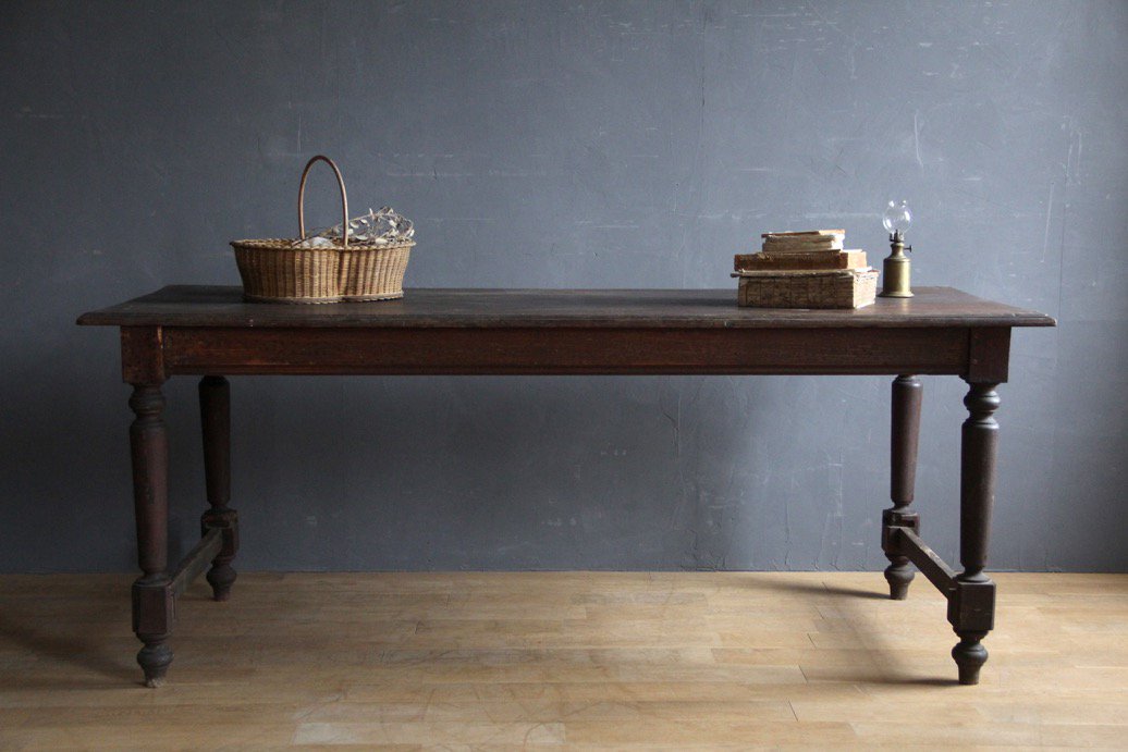 フランスアンティーク 木製ダイニングテーブル A - L'atelier Brocante