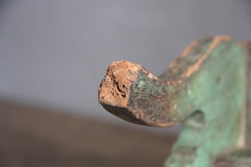 フランスアンティーク　ペイントスツール　アンティークチェア　台　ブロカント ペイントスツール - ANTIQUE LEAVES