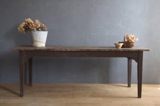 フランスアンティーク 木製ダイニングテーブル E