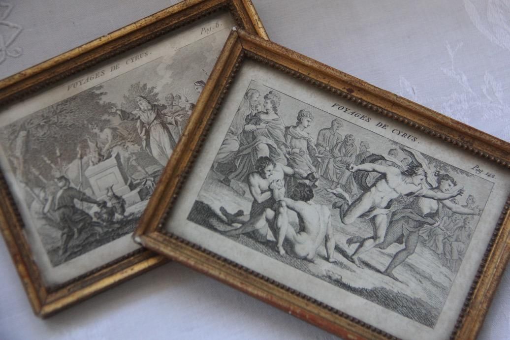 フランス　アンティーク　フレーム　絵 フランスアンティーク 木製 ピクチャーフレーム A - L'atelier