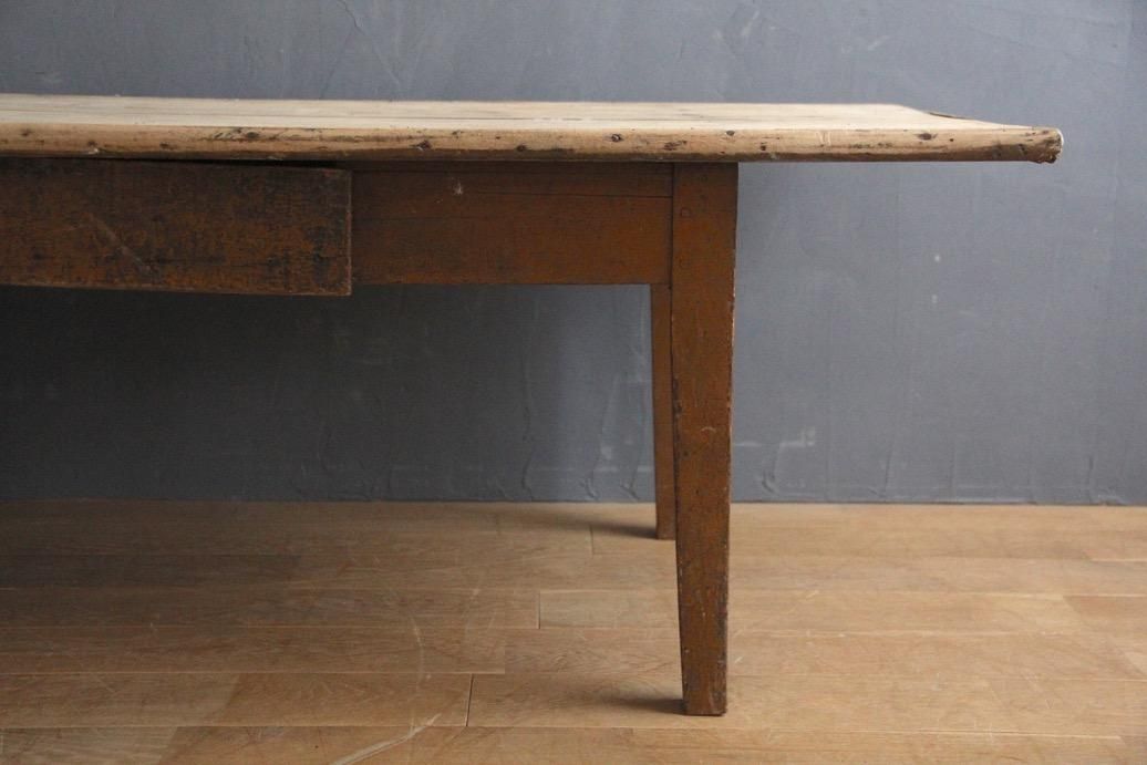 フランスアンティーク 木製ローテーブル - L'atelier Brocante