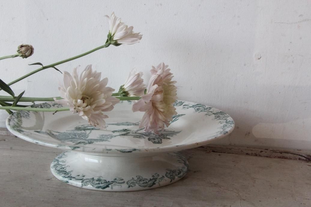 希少　美品　サンタマン　MARION 　コンポティエ　フランスアンティーク 希少 美品 サンタマン MARION コンポティエ フランス