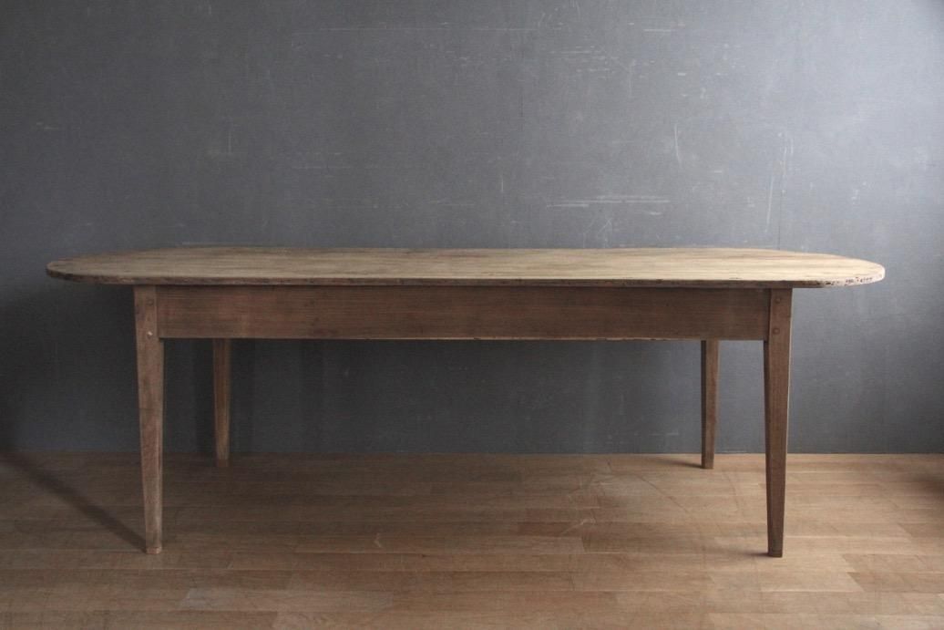 フランスアンティーク 木製ダイニングテーブル - L'atelier