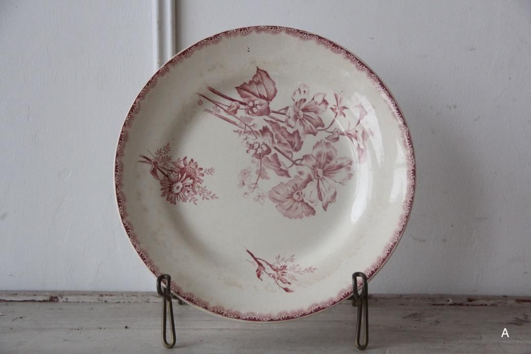 Choisy le Roi HB & Cie ”Terre de fer” 平皿 - L'atelier Choisy le Roi HB & Cie ”Terre de fer” 平皿 - L'atelier