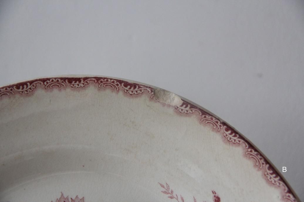 Choisy le Roi HB & Cie ”Terre de fer” 平皿 - L'atelier Choisy le Roi HB & Cie ”Terre de fer” 平皿 - L'atelier
