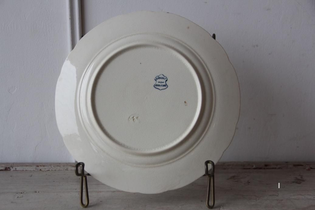 longwy cronstadt平⽫ LONGWY ”CRONSTADT”小鳥と草花 平皿 (sold out -A.B.F.H.L.O) - L