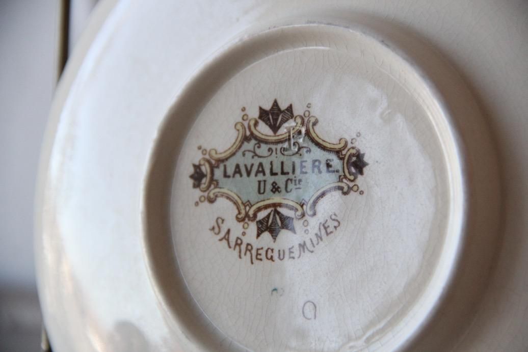 U&C SARREGUEMINES/LAVALLIERE 19e/サルグミンヌ ソーサーC