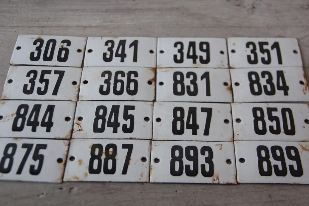 フランスアンティーク ホーローのナンバープレート - L'atelier