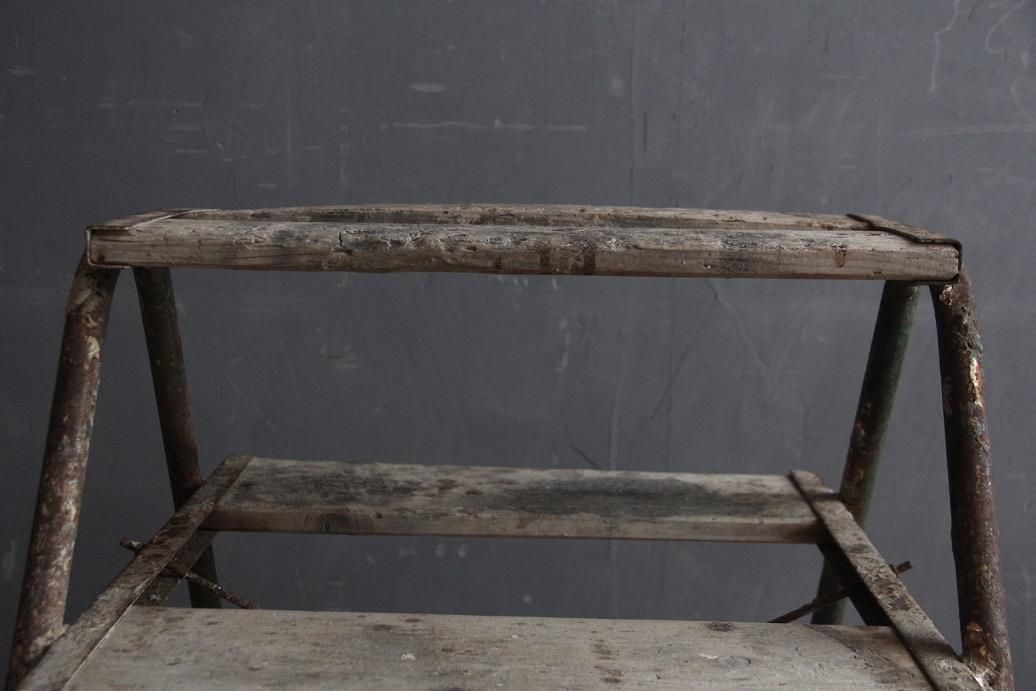 アイアン×ウッド 塗装屋の脚立／ラダー 大 - L'atelier Brocante