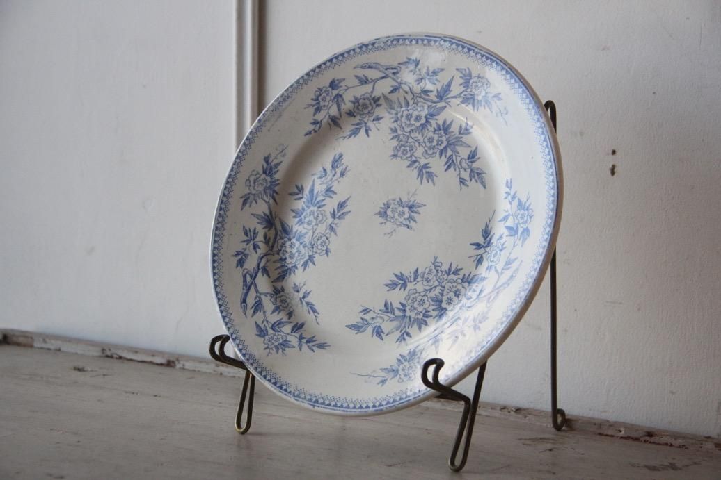 Terre De Fer グリニー釜 サンザシプレート L Atelier Brocante ラトリエブロカント フランスアンティーク 家具 建具 雑貨 小物 服飾 古物 古布 皿 陶器 民芸