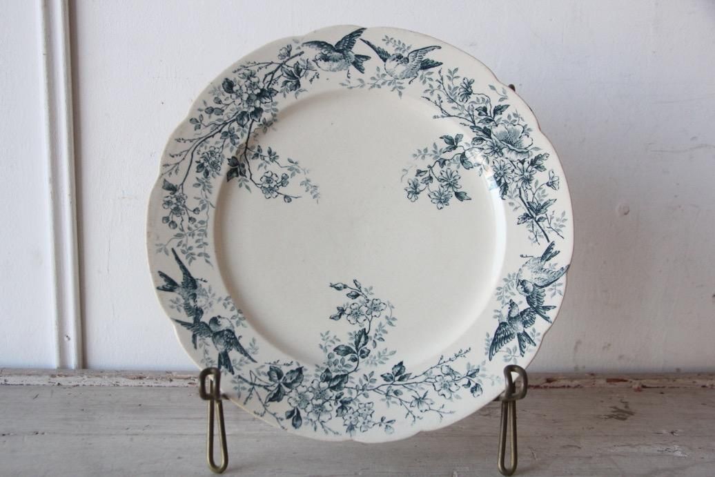 LONGWY ”CRONSTADT”小鳥と草花 コンポティエ - L'atelier