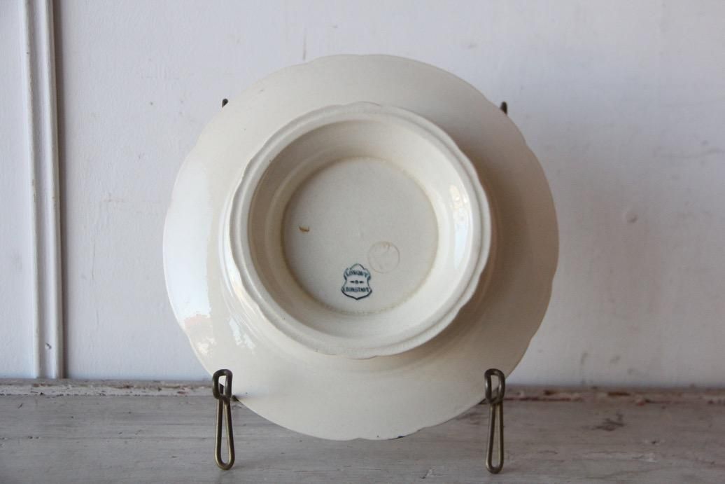 LONGWY ”CRONSTADT”小鳥と草花 コンポティエ - L'atelier Brocante