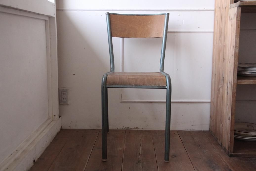 BROCANTE　ブロカント　フランスアンティークチェア 鉄フレームのスクールチェア タイプI-l - L'atelier Brocante