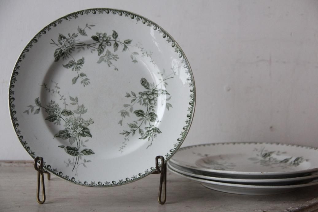Saint-Amand CAIFFA 平皿 【寒色系】H - L'atelier Brocante