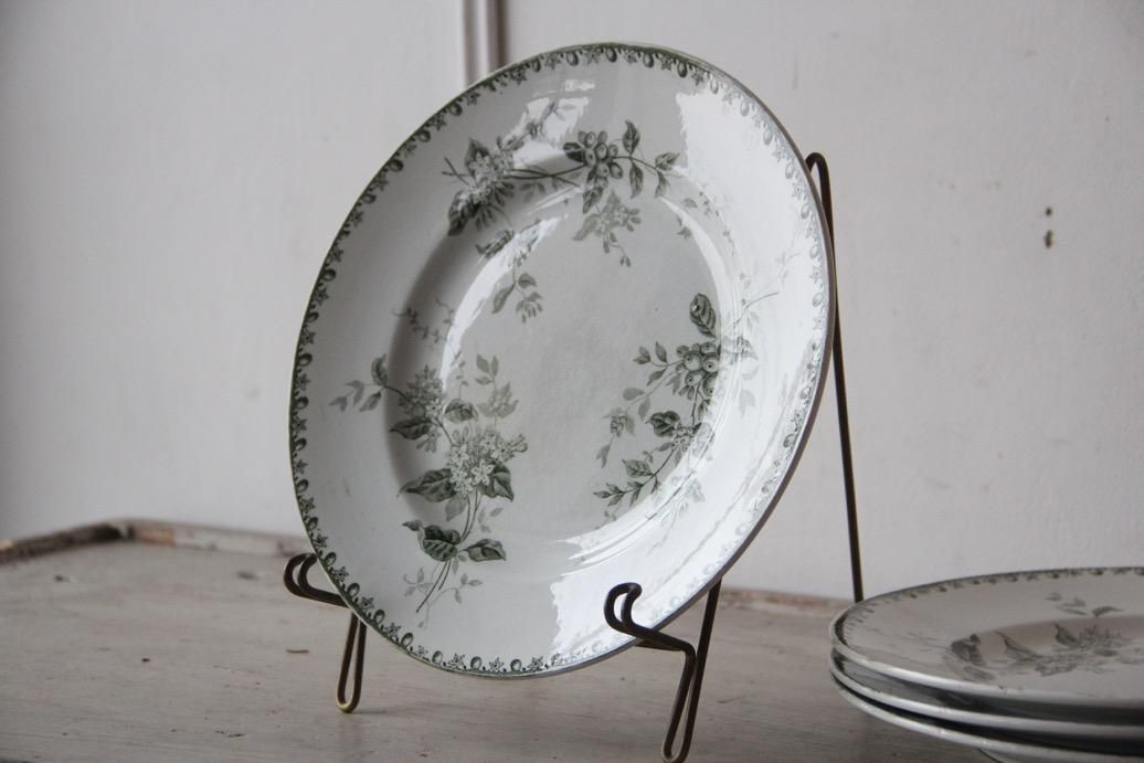 Saint-Amand CAIFFA 平皿 【寒色系】H - L'atelier Brocante