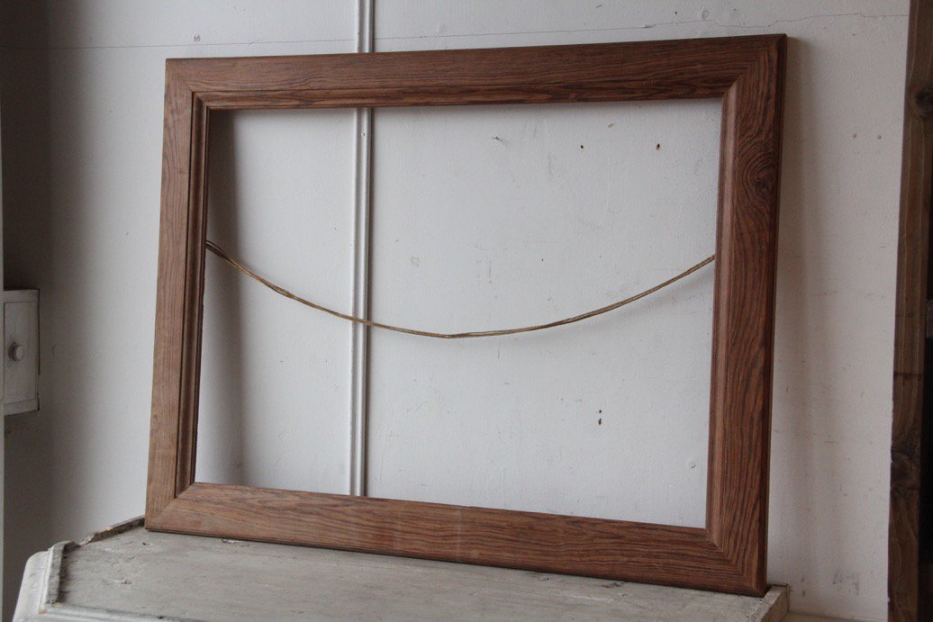 フランスアンティーク シンプルな木製フレーム - L'atelier Brocante 