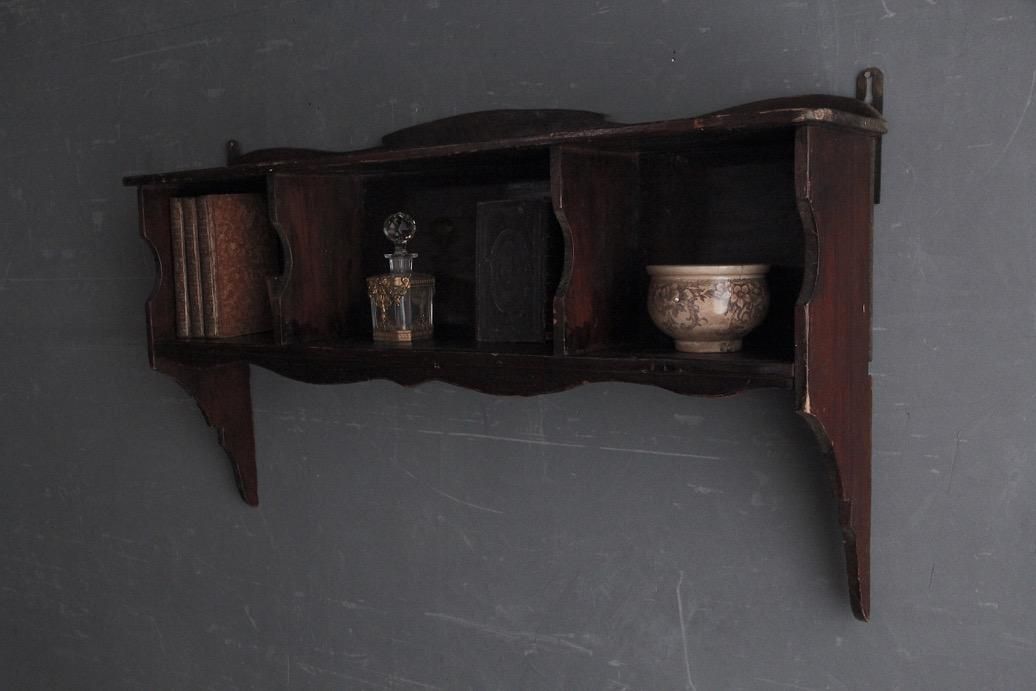 フランスアンティーク 木製ウォールシェルフ B - L'atelier