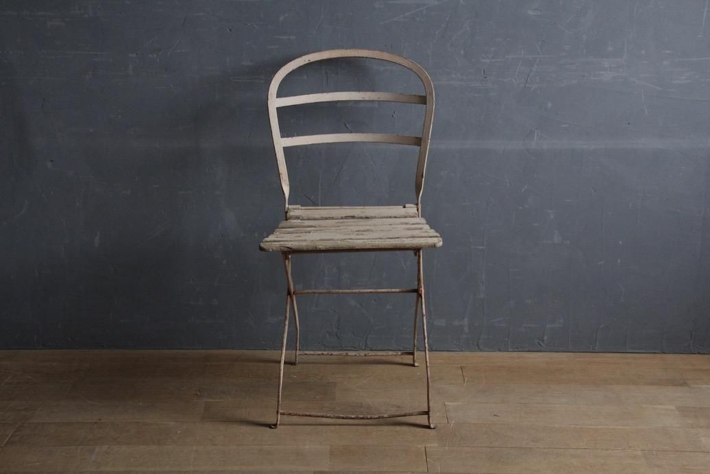 フランスアンティーク フォールディングガーデンチェア A - L'atelier