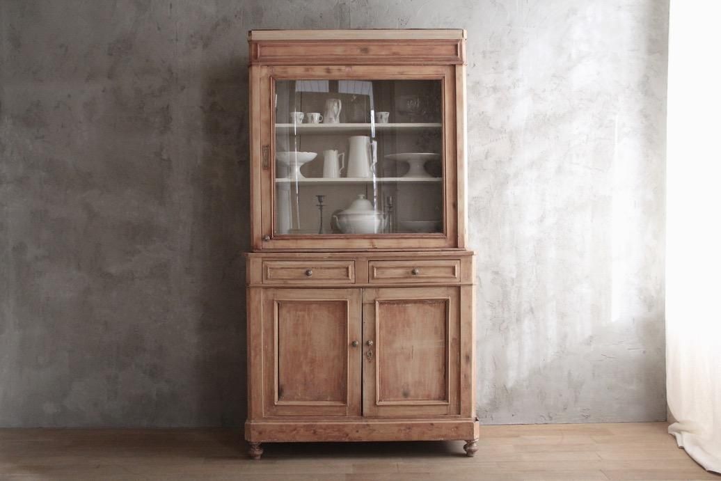 フランスアンティークキャビネット フランスアンティーク調ガラスキャビネットW1400＠東京大阪