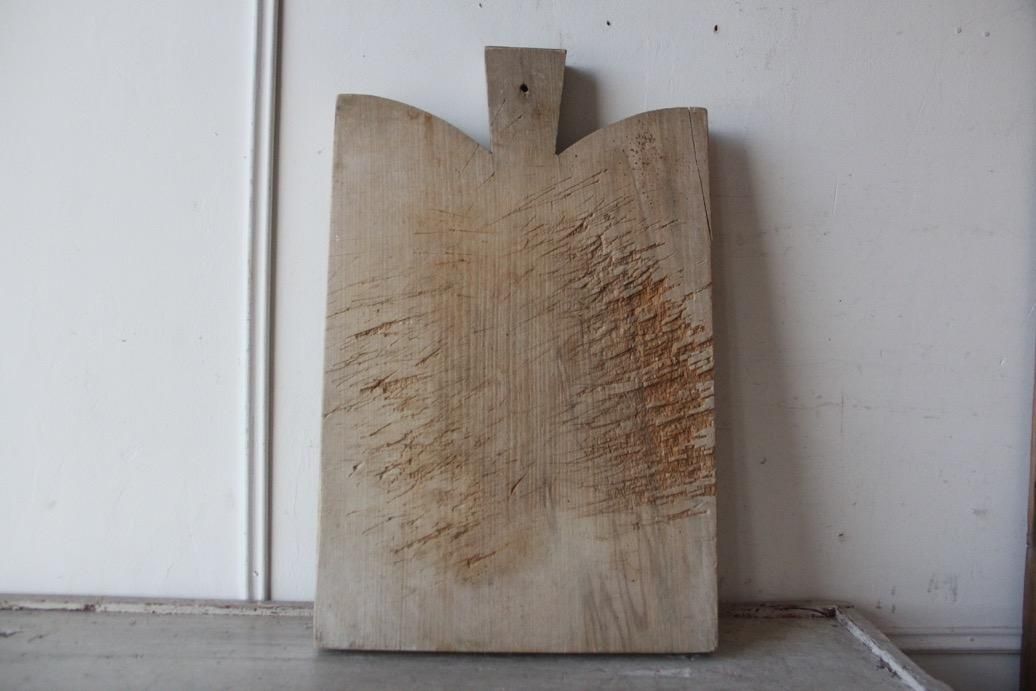 フランスアンティーク ブロカント 木製ハンドル付きカッティングボード フランスアンティーク ブロカント 木製ハンドル付きカッティング