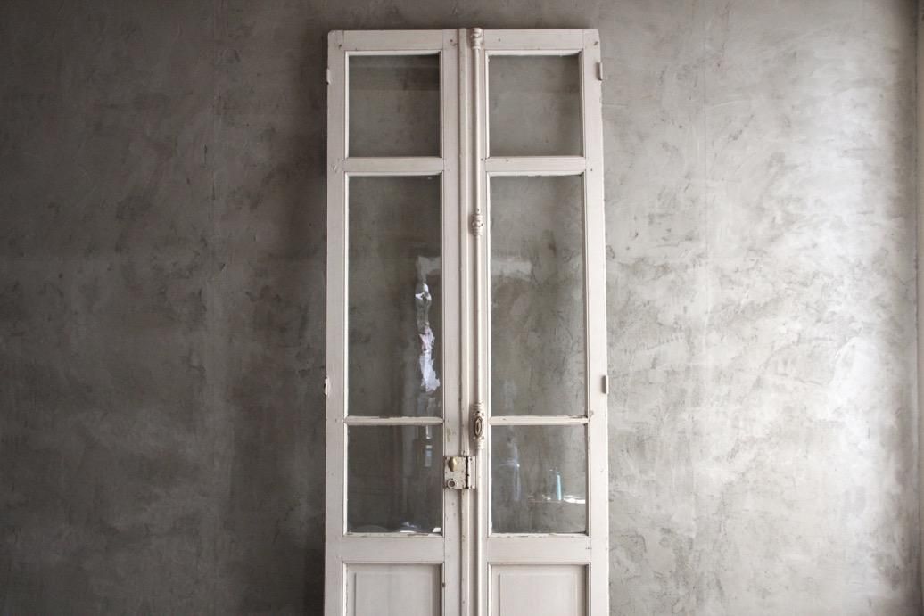 フランスアンティーク 両開きガラスドア - L'atelier Brocante