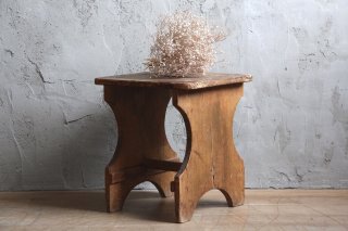 フランスアンティーク 木製のスツールH