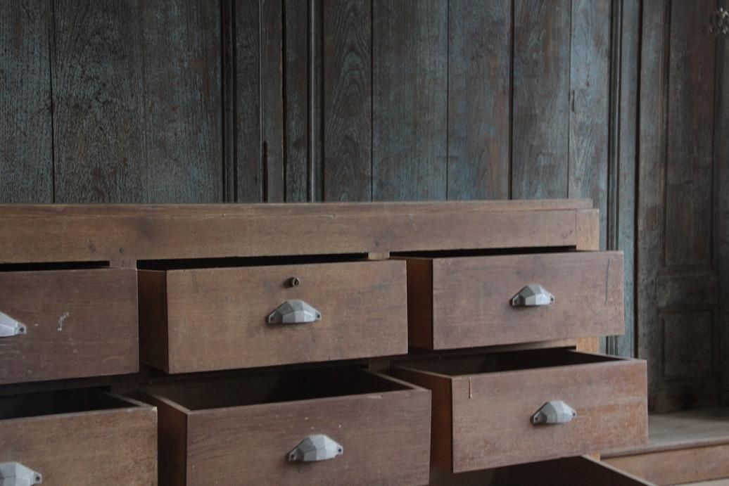 フランスアンティーク 引き出し付きカウンターG/ドロワー