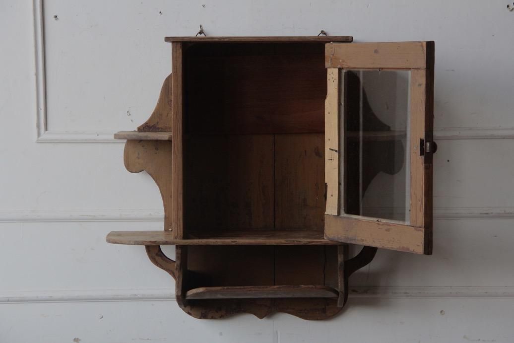 フランス　アンティーク　木製ウォールシェルフ　ハグオーワー フランスアンティーク木製ウォールシェルフハグオーワー