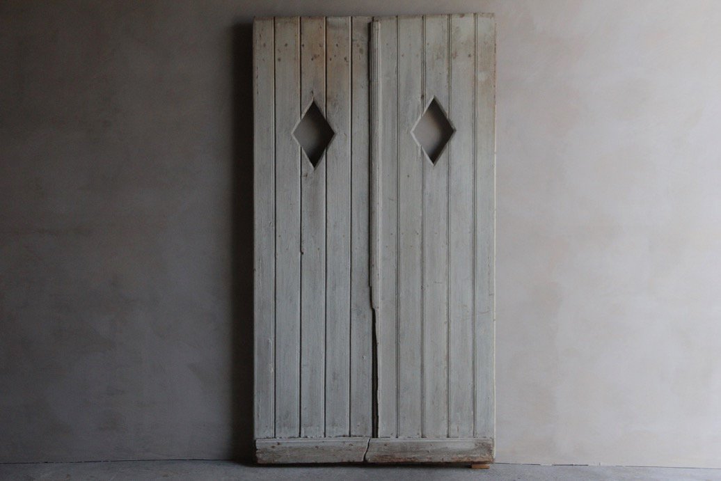 フランスアンティーク　木製ドアパネルA