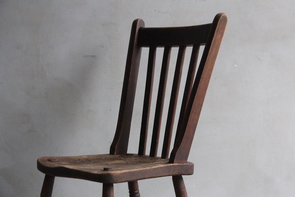 1917 J.Elliott &Sons 木製アンティークチェアA|貴重な