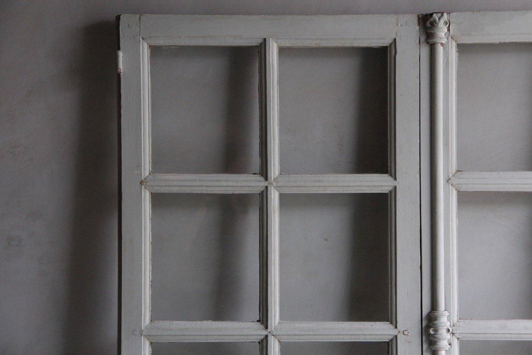 フランスアンティーク☆グレモン錠　家具装飾　198cm フランス アンティーク グレモン錠 モノンクル 窓金具 鍵 錠 【L】