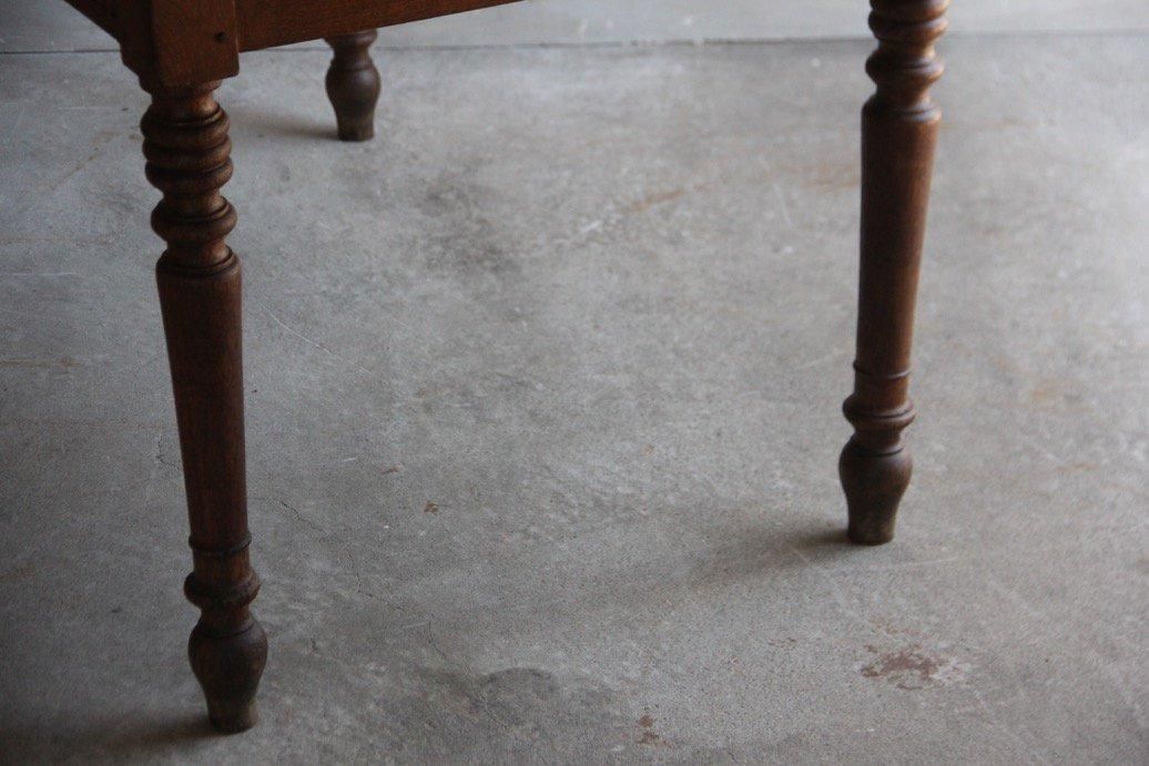 フランスアンティーク|木製テーブルG - L'atelier Brocante