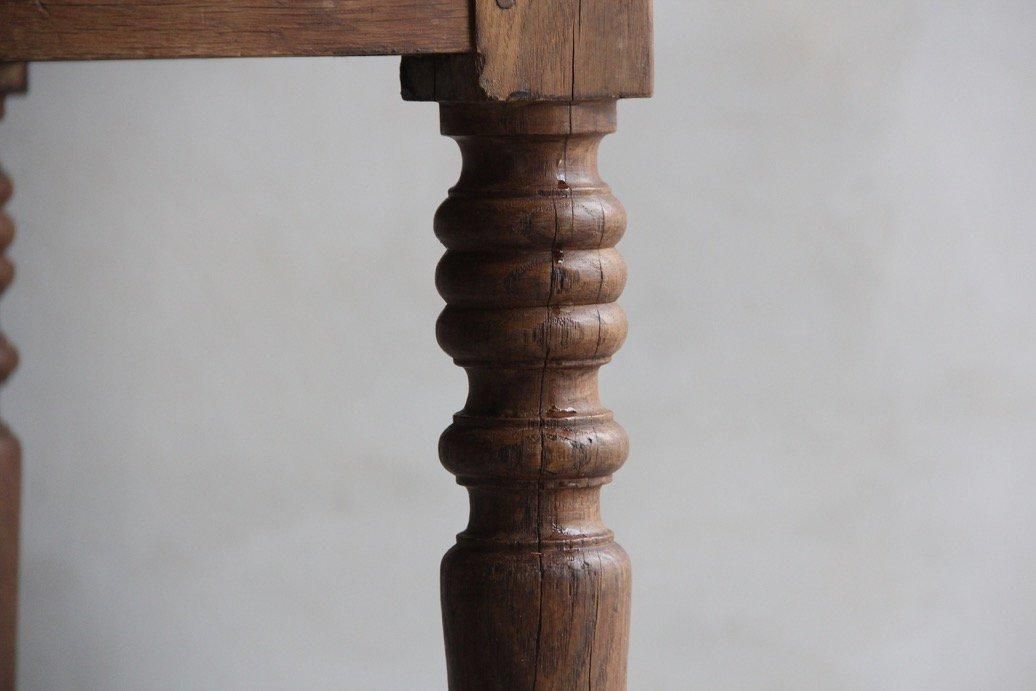 フランスアンティーク|木製テーブルG - L'atelier Brocante