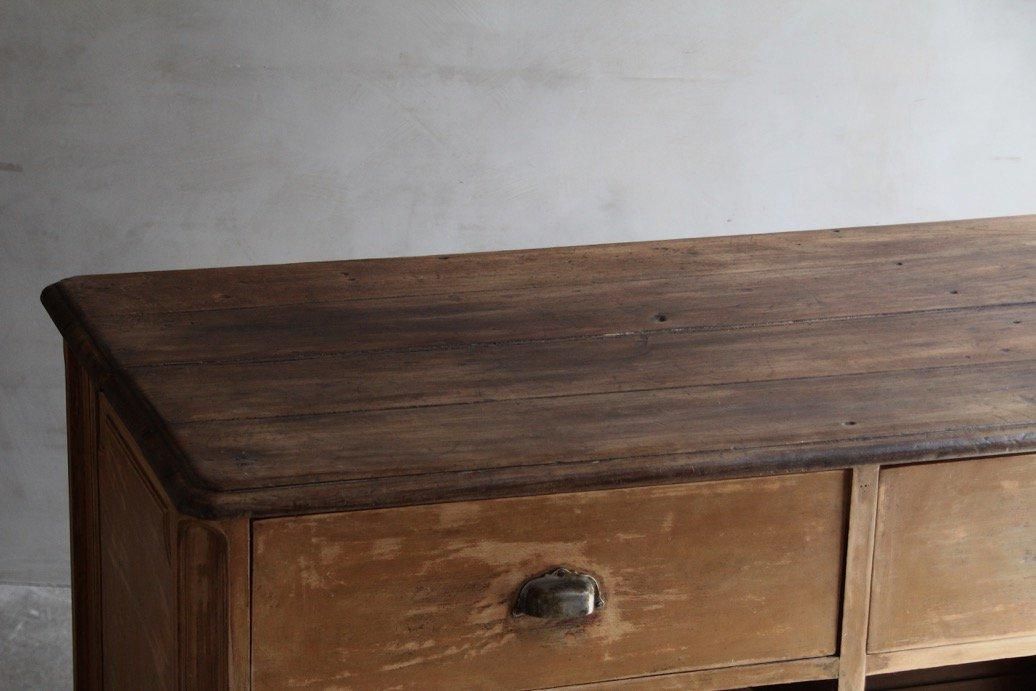 フランスアンティーク 木製カウンターC - L'atelier Brocante フランスアンティーク 木製カウンターC - L'atelier Brocante
