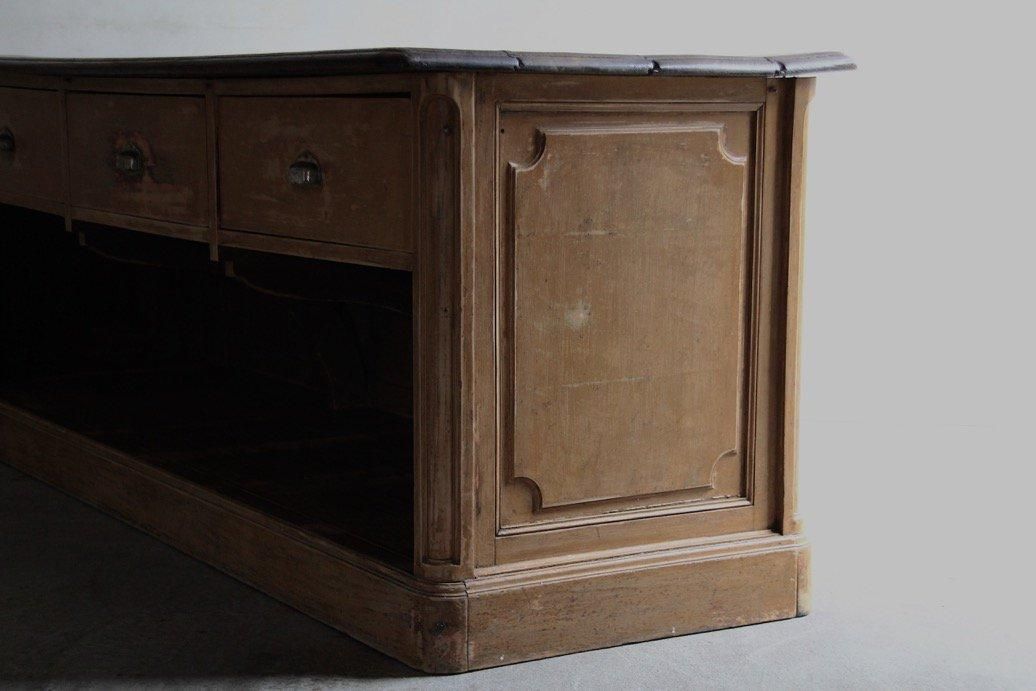 フランスアンティーク 木製カウンターC - L'atelier Brocante フランスアンティーク 木製カウンターC - L'atelier Brocante