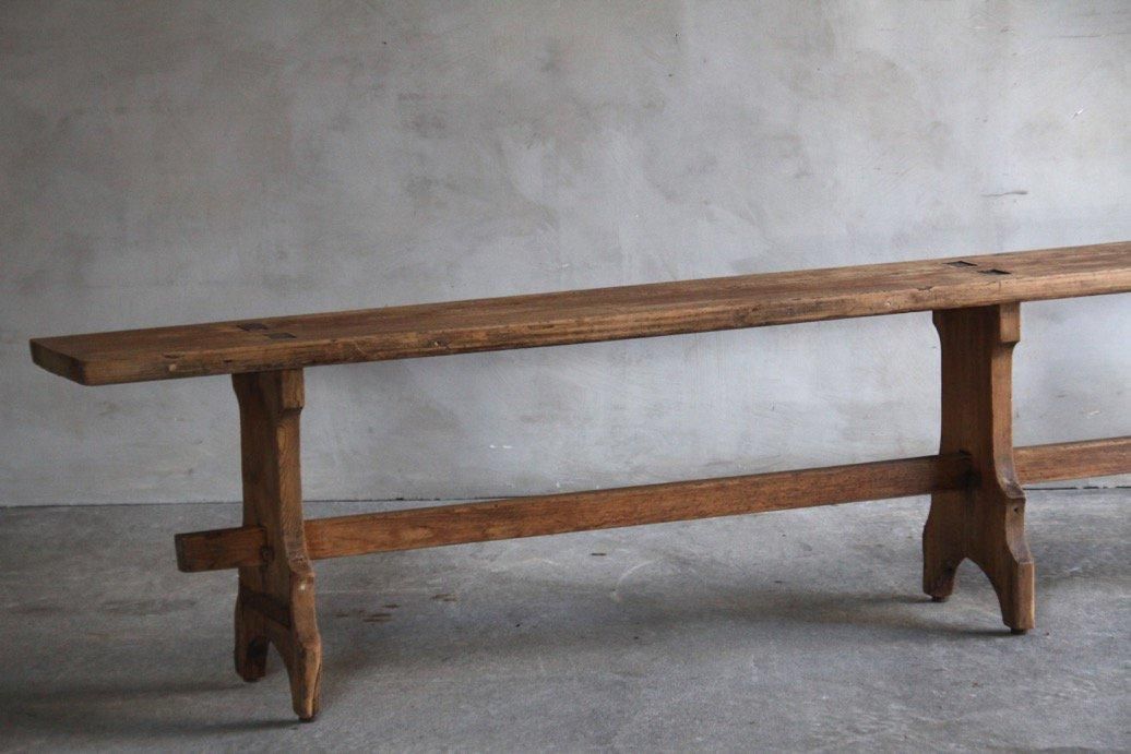 フランスアンティーク木製ベンチ|家具 - L'atelier Brocante