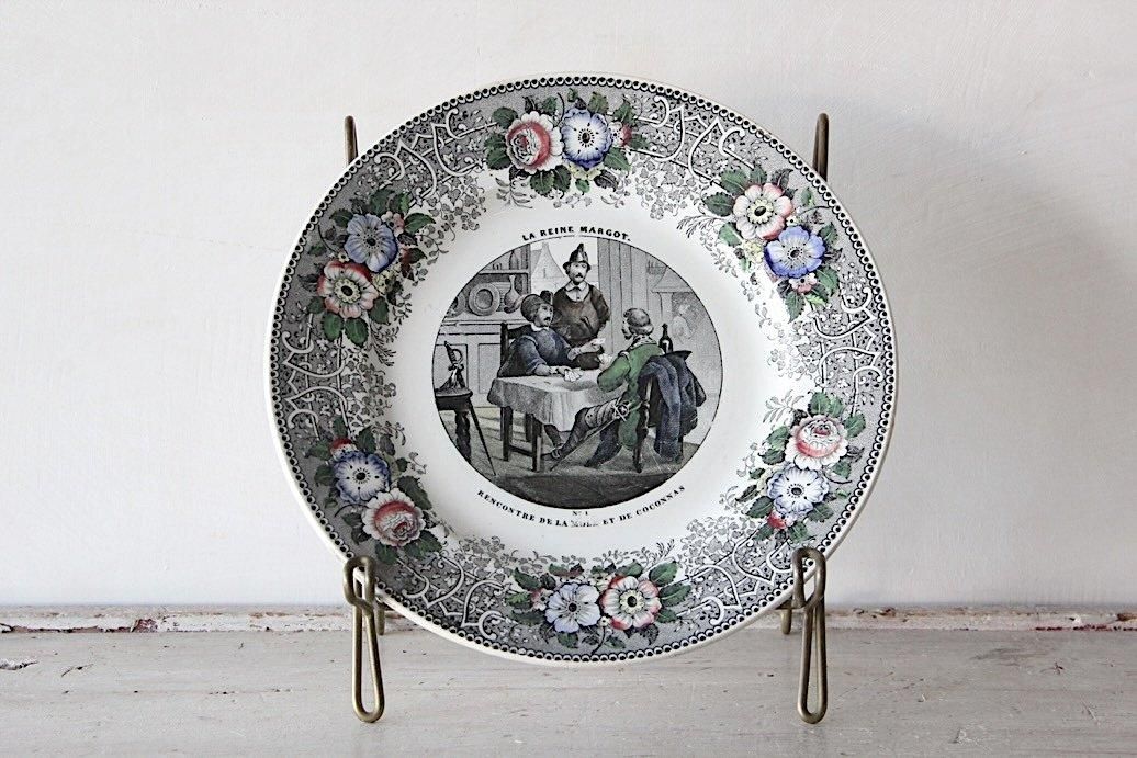 LA REINE MARGOT ץ졼 no.1 /Creil et Montereau 1844〜 grisaille