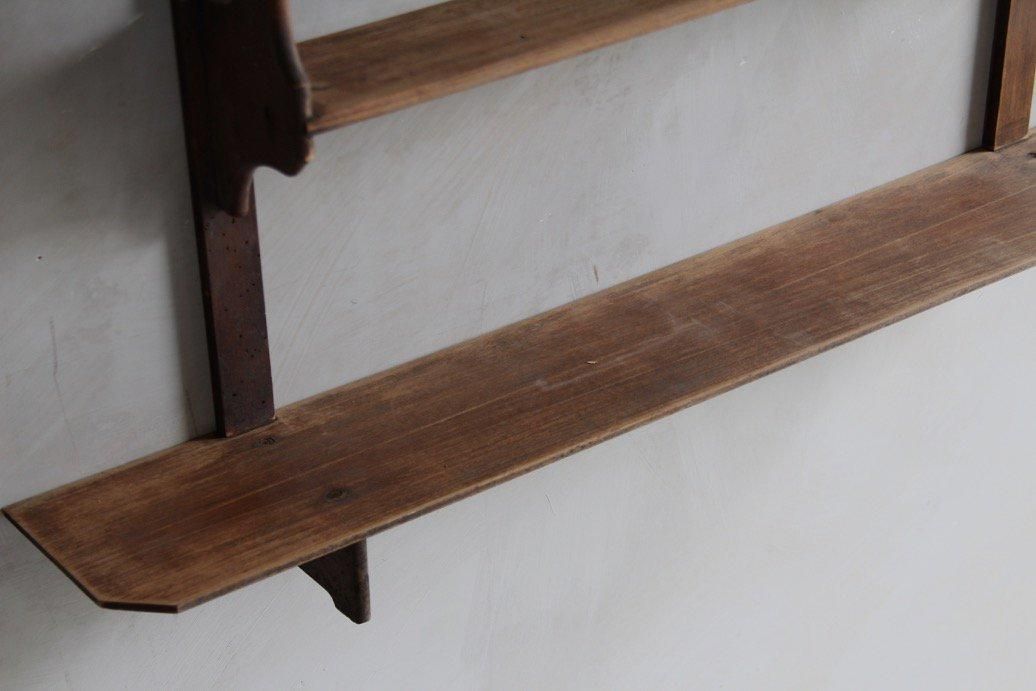フランスアンティーク | 木製ウォールシェルフF - L'atelier Brocante