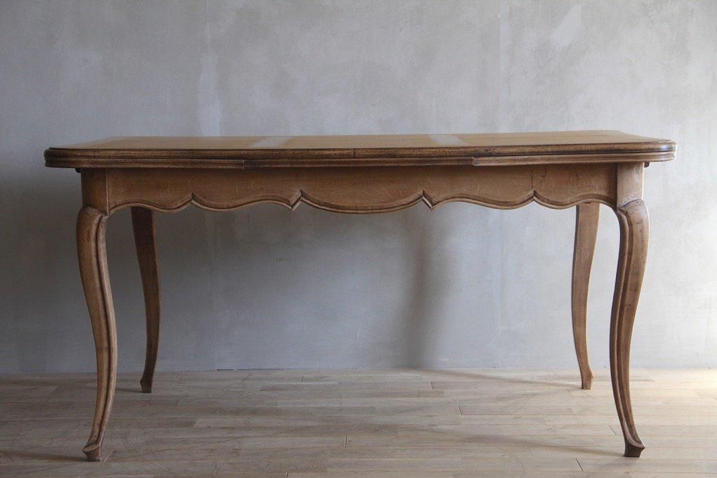 アンティーク　エクステンション ダイニングテーブル Hold（d）】フランスアンティーク エクステンションダイニングテーブル