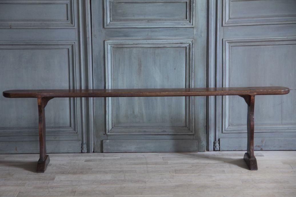 フランスアンティーク木製ベンチ | インテリア - L'atelier