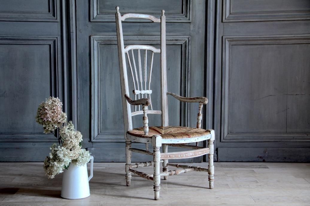 フランスアンティークナーシングチェア | デコラティブ - L'atelier