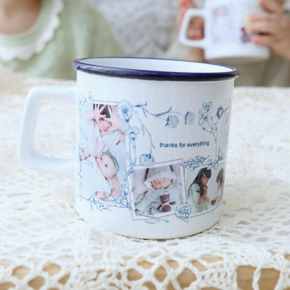 毎日使える】写真入りラウンドマグカップ｜祖父母に贈るギフト