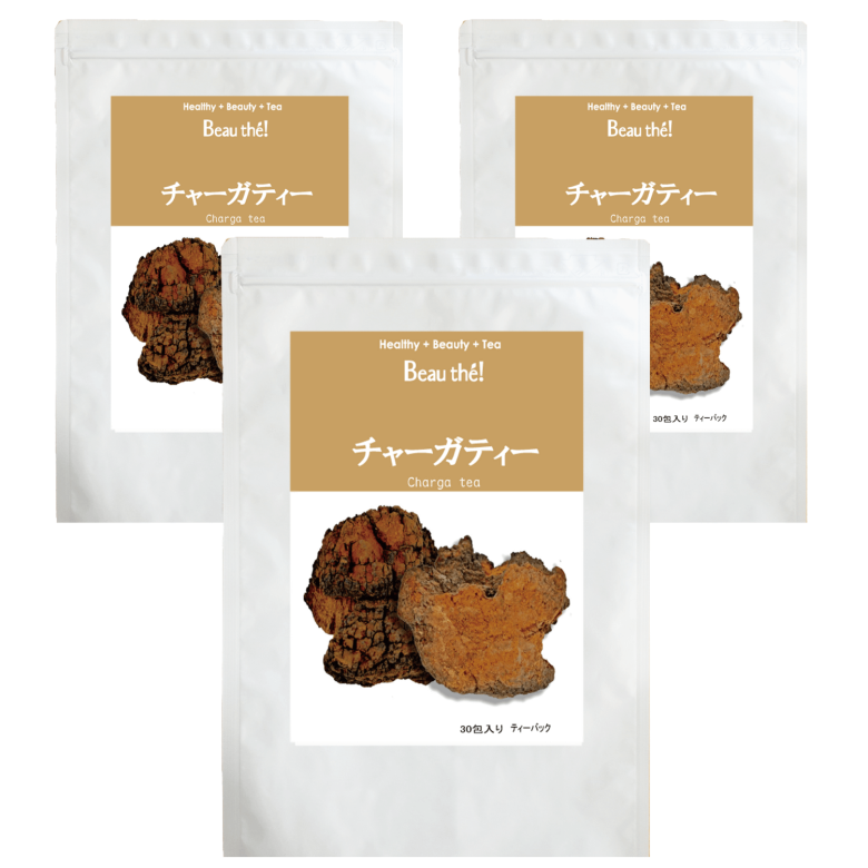チャーガティー(カバノアナタケ茶) 【1g×30包】×3袋 - 健康茶 専門店 ...