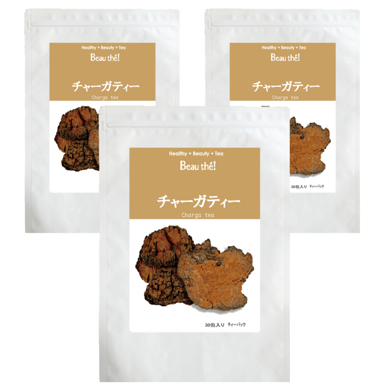チャーガティー(カバノアナタケ茶) 【1g×30包】×3袋 - 健康茶 チャーガティー(カバノアナタケ茶) 【1g×30包】×3袋 - 健康茶