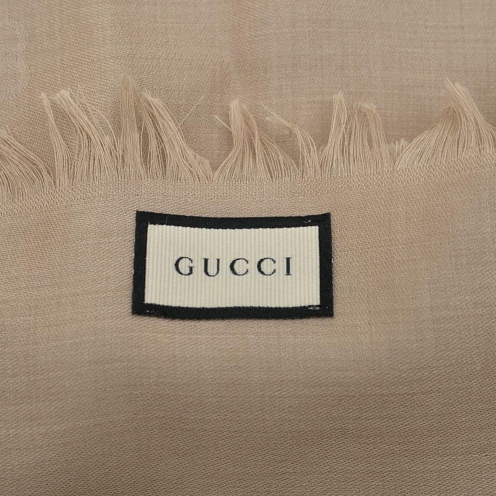 グッチGUCCI 大判 GUCCIグッチ GG柄 マフラー ストール レディース