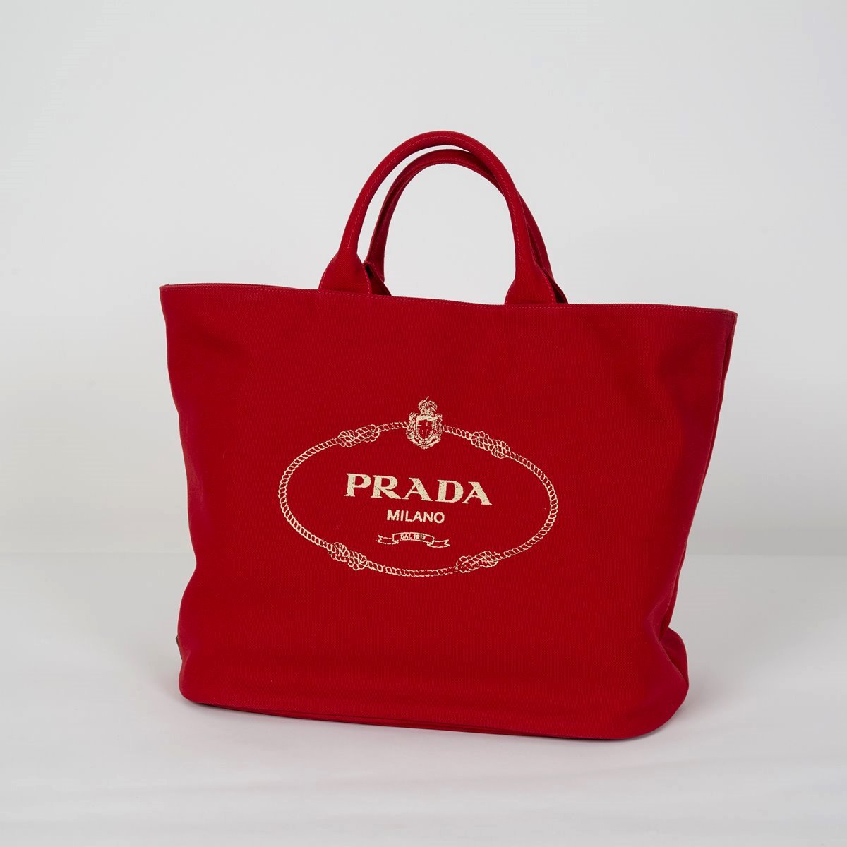 PRADA プラダ トートバッグ - 赤系