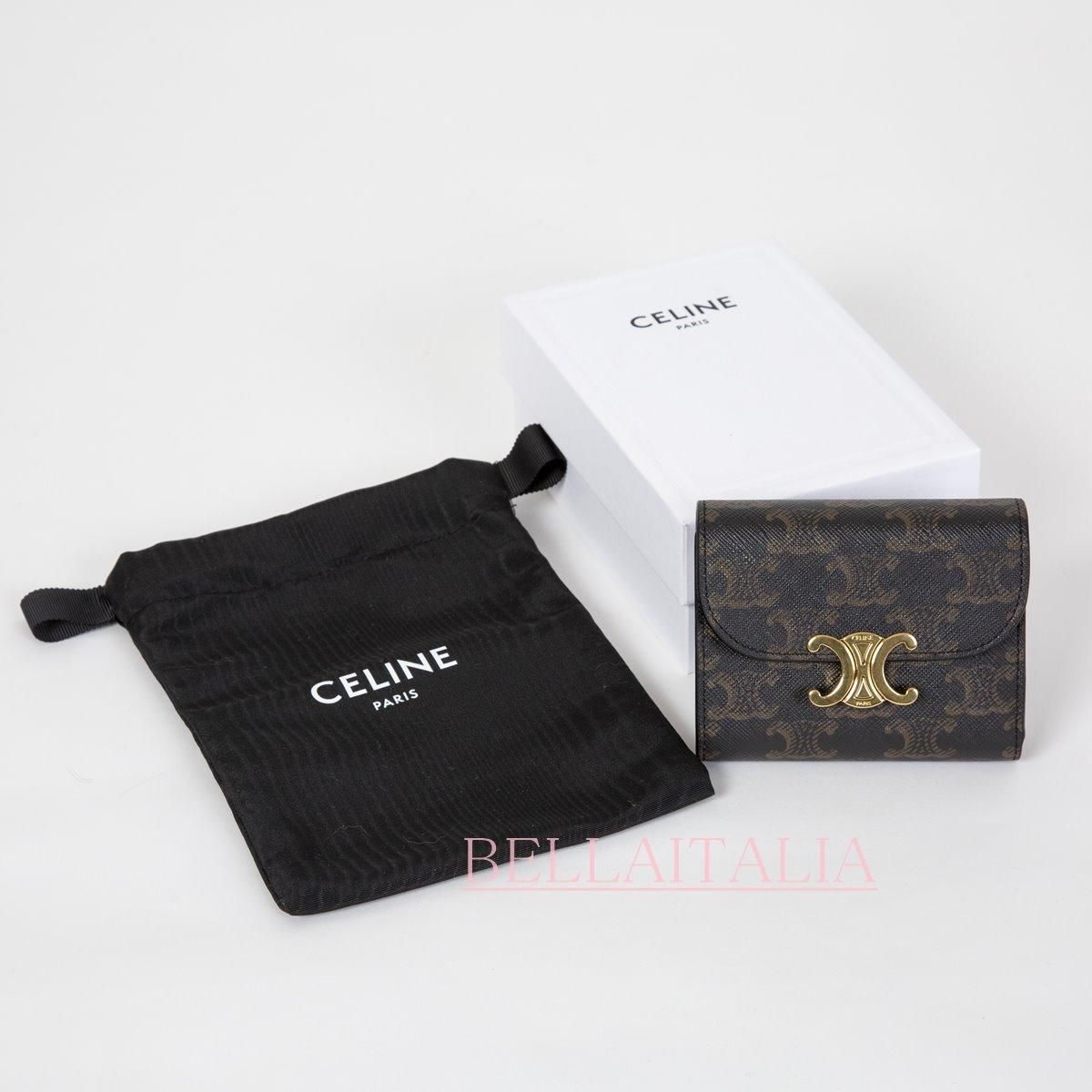れ　セリーヌ CELINE スモールウォレット 財布 レディース セリーヌ 財布 レディース 折りたたみ レザー スモール