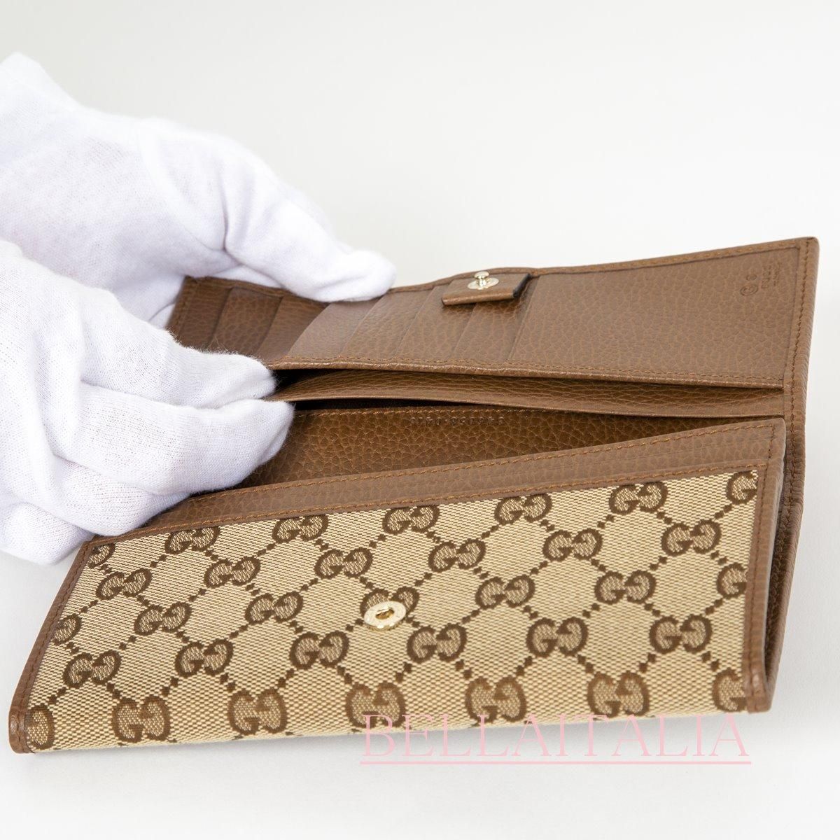 グッチ 財布 長財布 レディース メンズ ジャガード gg キャンパス