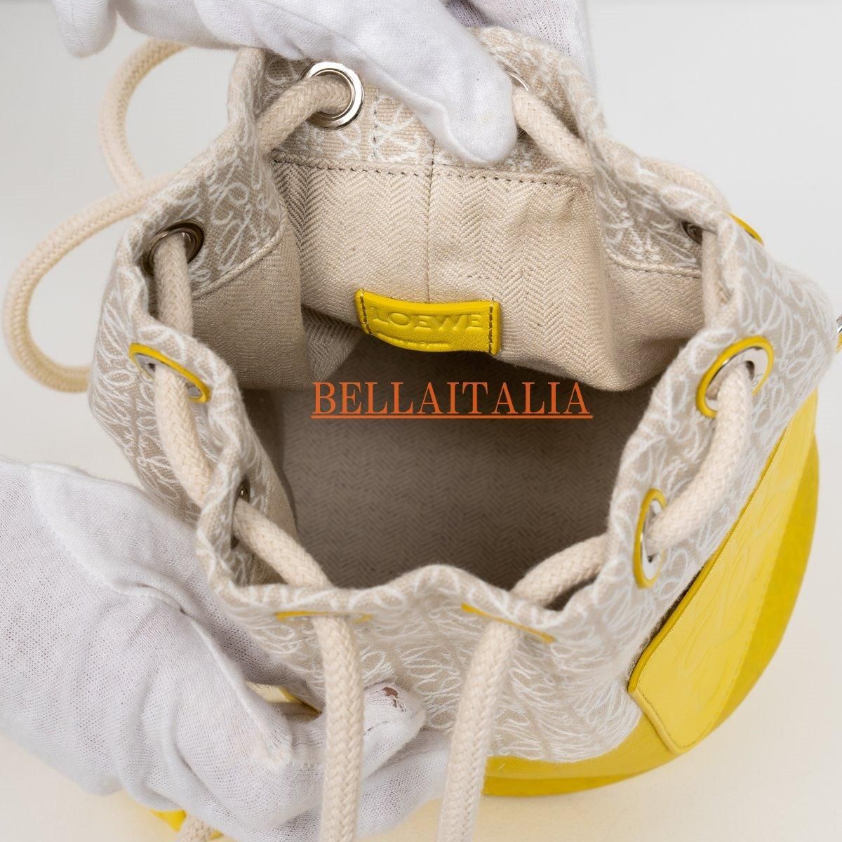 LOEWE アナグラム ジャガード セーラーバッグ バイカラー ロエベ 男女